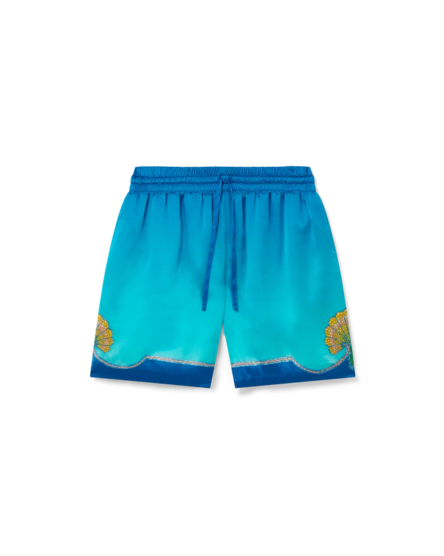 casablanca Coquillage Coloré Silk Shorts | Casablanca Paris