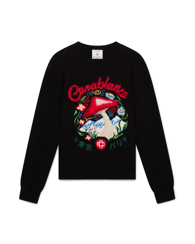 casablanca Cotton Embroidered Mushroom Jumper– Casablanca