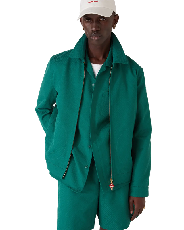 Casablanca Cotton Monogram Jacquard Jacket– Casablanca