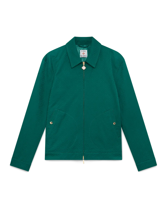 casablanca Cotton Monogram Jacquard Jacket– Casablanca