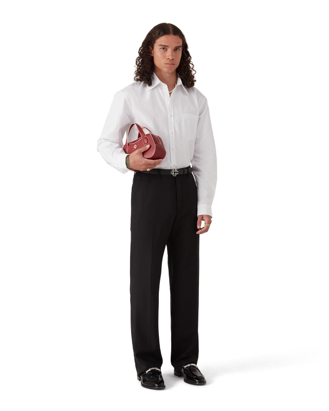 Casablanca Cotton Monogram Jacquard Oxford Shirt– Casablanca