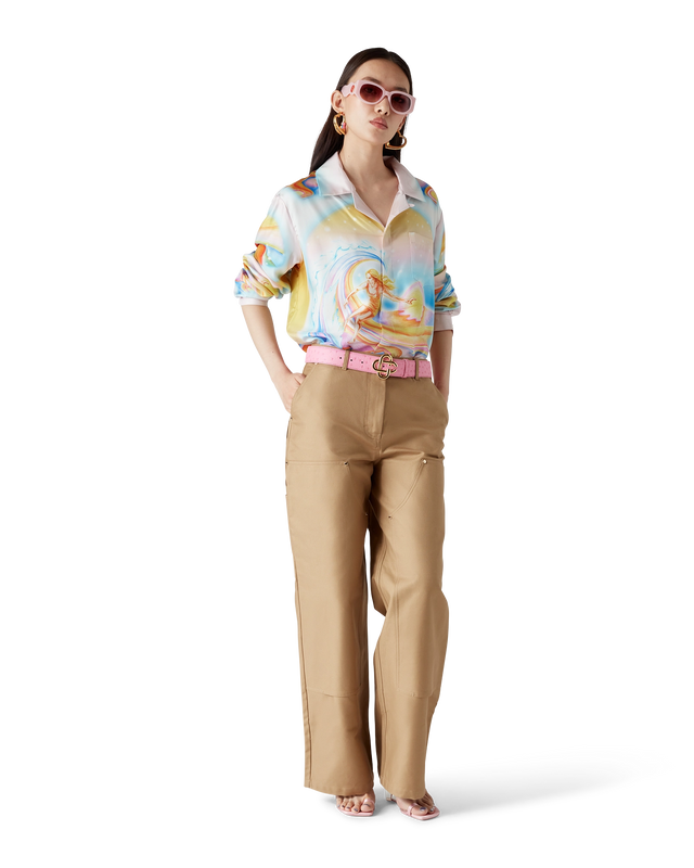 Casablanca Cotton Workwear Trousers | Casablanca Paris