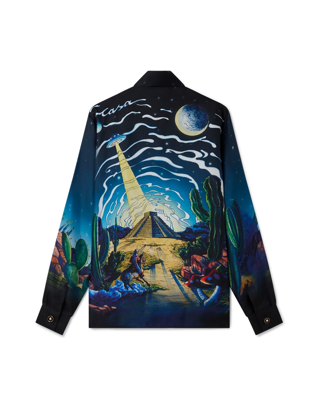 Casablanca Cowboy De L'Espace Silk Shirt | Casablanca Paris