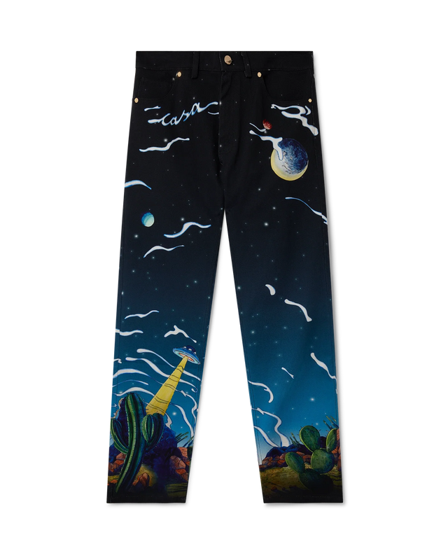 casablanca Cowboy De L'Espace Straight Leg Jeans | Casablanca Paris