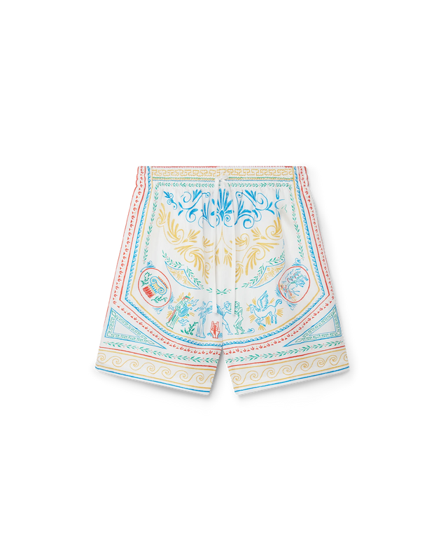 casablanca Crayon Vase Silk Shorts | Casablanca Paris