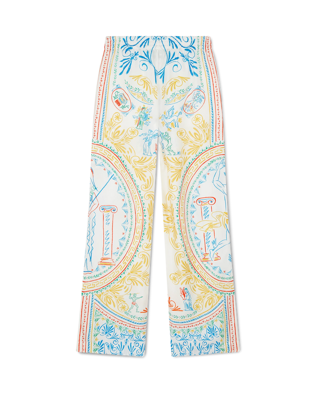 Casablanca Crayon Vase Silk Trousers | Casablanca Paris