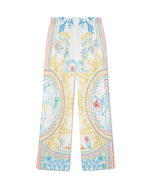 casablanca Crayon Vase Silk Trousers | Casablanca Paris