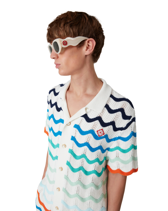 Casablanca Cream The Memphis Sunglasses | Casablanca Paris