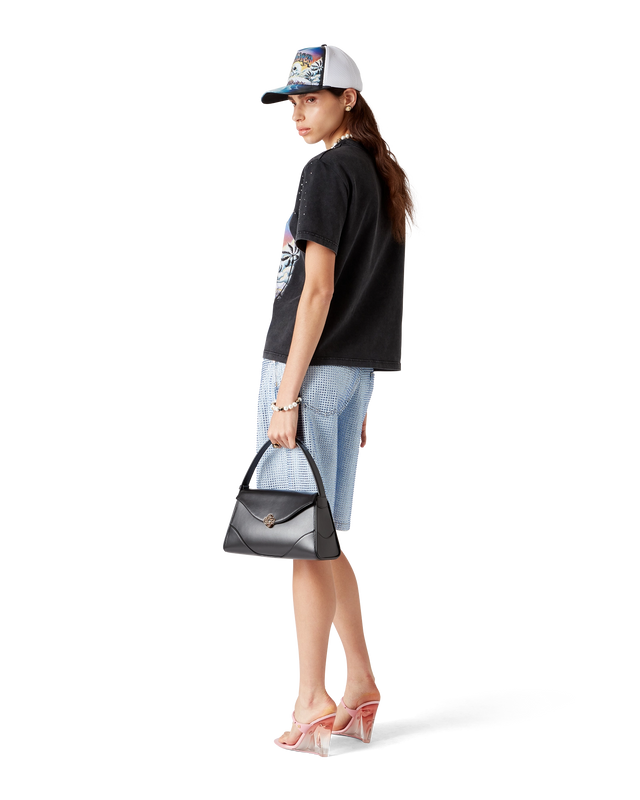 Casablanca Crystal Embellished Denim Shorts | Casablanca Paris