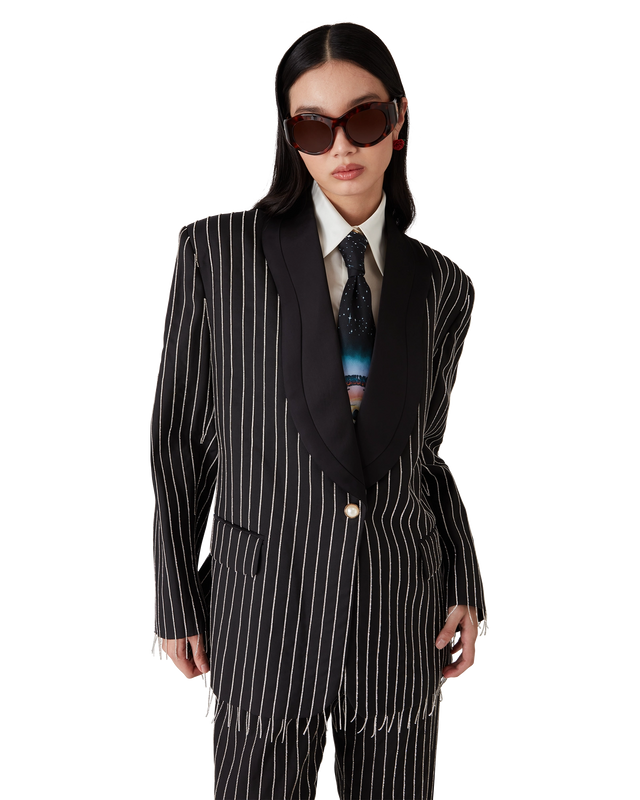 Casablanca Crystal Embellished Tailored Jacket | Casablanca Paris