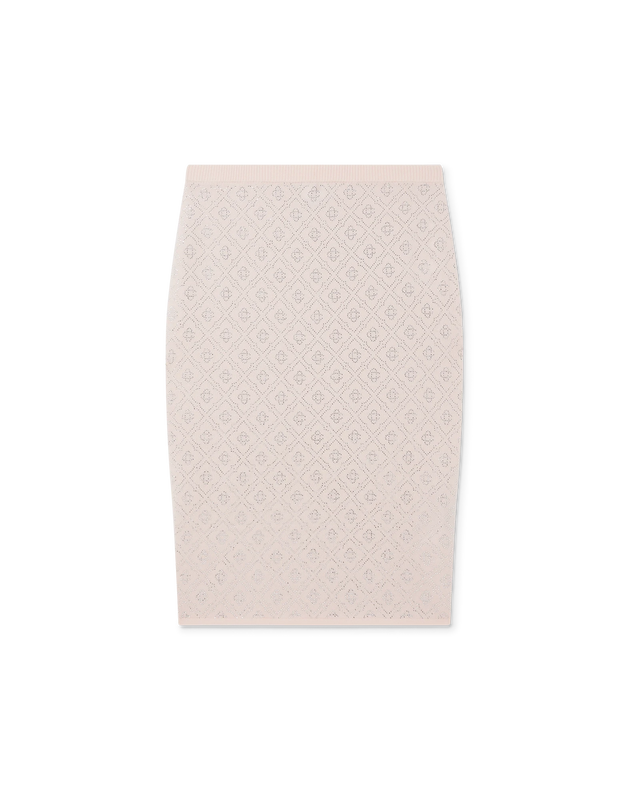 casablanca Crystal Monogram Knit Skirt | Casablanca Paris