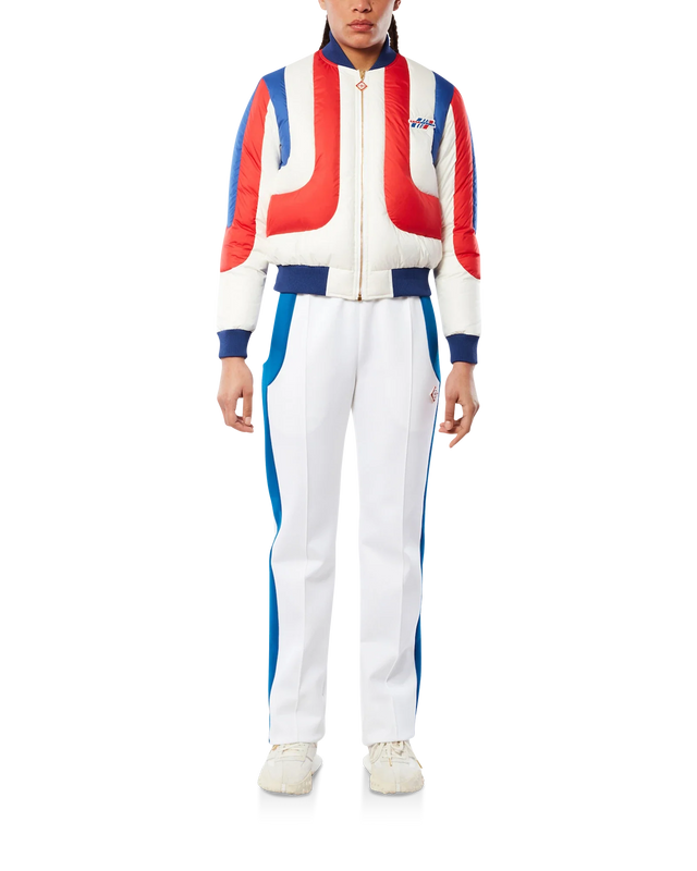 Casablanca Curve Panel Puffer Bomber Jacket | Casablanca Paris