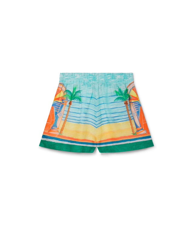 Casablanca Day Of Victory Linen Shorts | Casablanca Paris