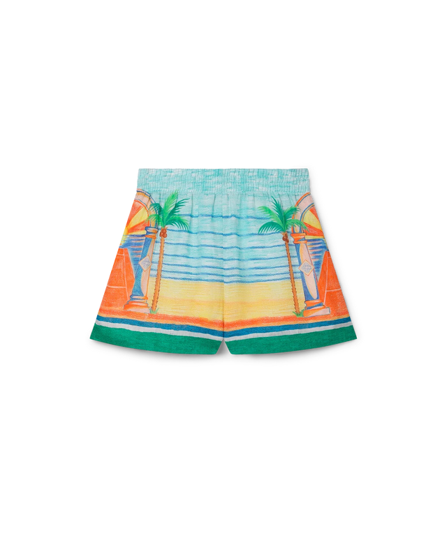 casablanca Day of Victory Linen Shorts | Casablanca Paris