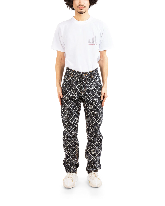 Casablanca Denim Monogram Classic Straight Leg Jean– Casablanca