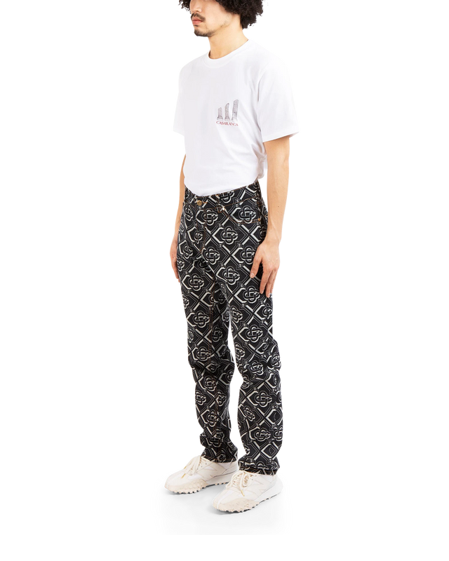 Casablanca Denim Monogram Classic Straight Leg Jean– Casablanca