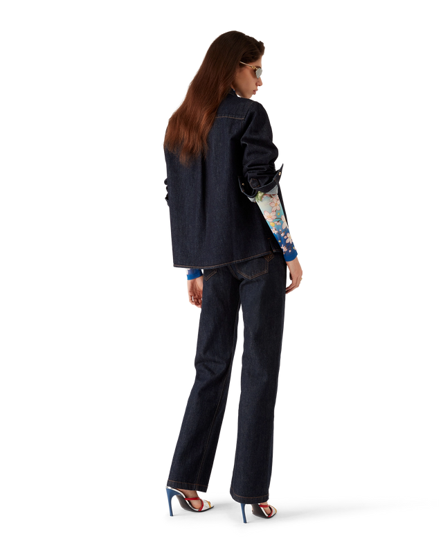 Casablanca Denim Shirt With Logo Embroidery– Casablanca