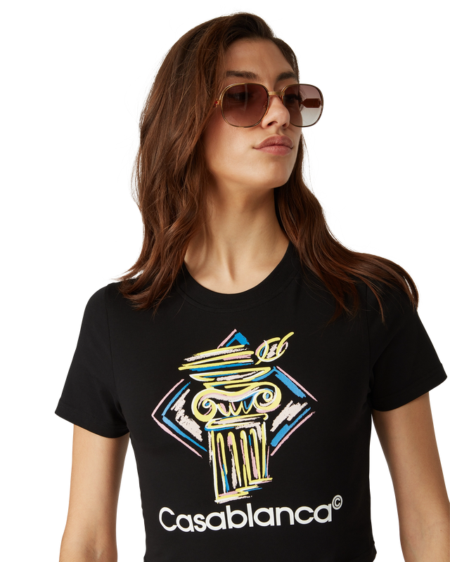 Casablanca Diamond Column Baby T-Shirt | Casablanca Paris