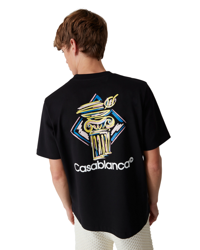 Casablanca Diamond Column Short-Sleeve T-Shirt– Casablanca