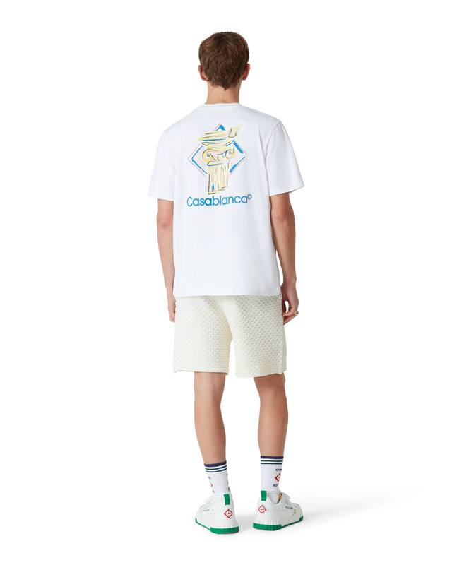 Casablanca Diamond Column Short-Sleeve T-Shirt– Casablanca