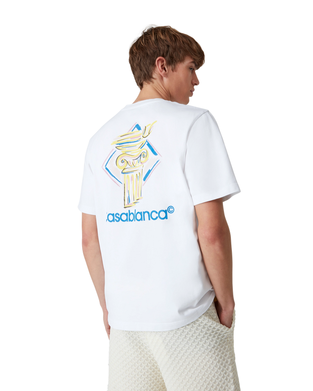 Casablanca Diamond Column Short-Sleeve T-Shirt– Casablanca