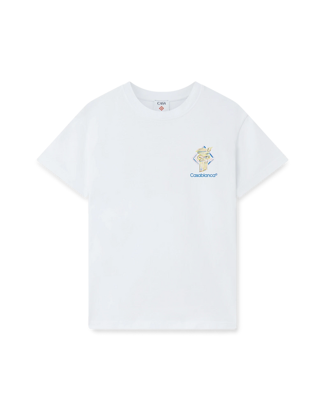 casablanca Diamond Column Short-Sleeve T-Shirt– Casablanca