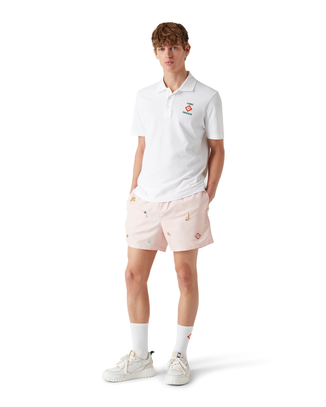 Casablanca Embroidered Motif Swim Shorts | Casablanca Paris