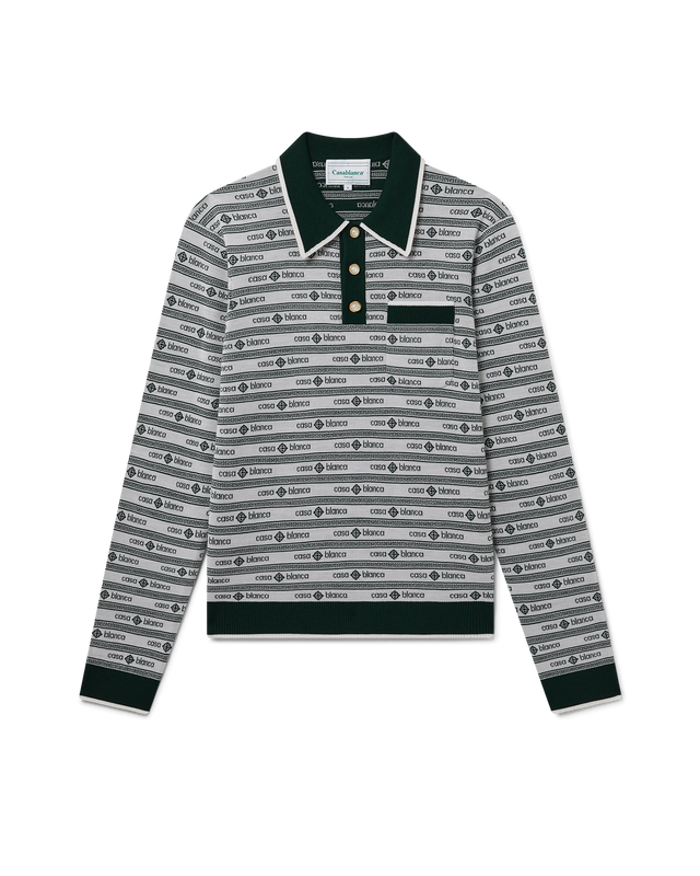 casablanca Evergreen Logo Polo Shirt | Casablanca Paris