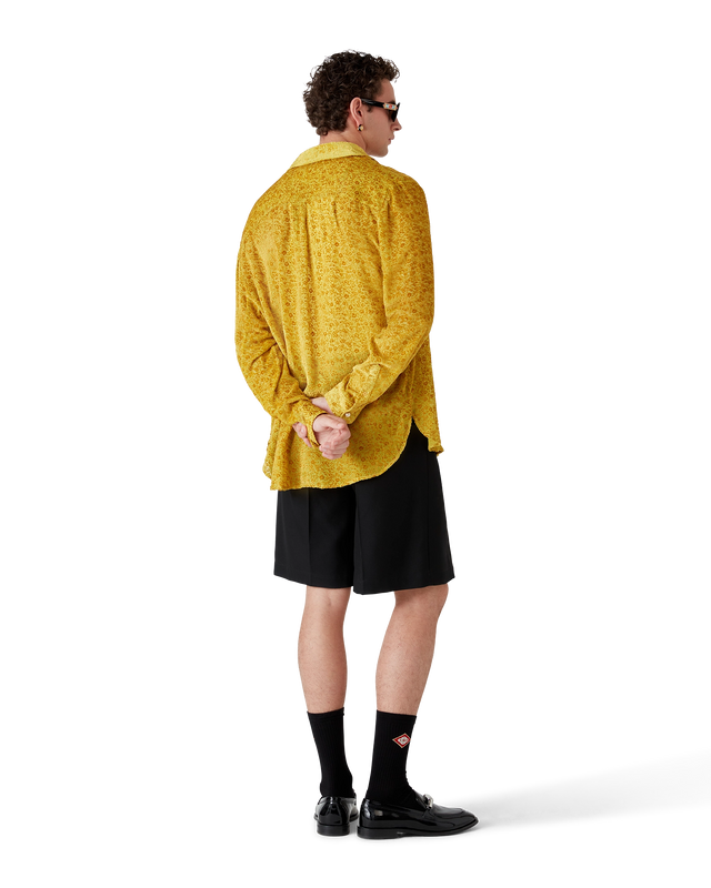 Casablanca Floral Devoré Silk Shirt | Casablanca Paris