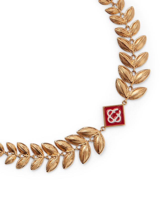 Casablanca Gold Laurel Leaf Bracelet | Casablanca Paris