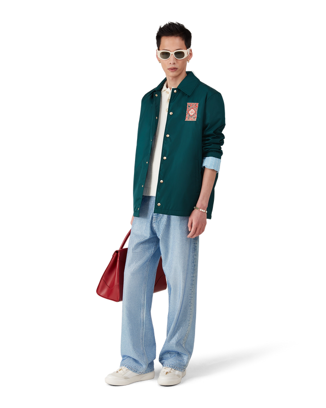 Casablanca Gothic Logo Stadium Jacket | Casablanca Paris