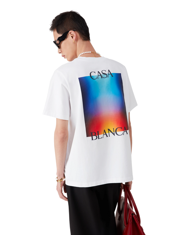 Casablanca Gradient Casa Logo T-Shirt | Casablanca Paris