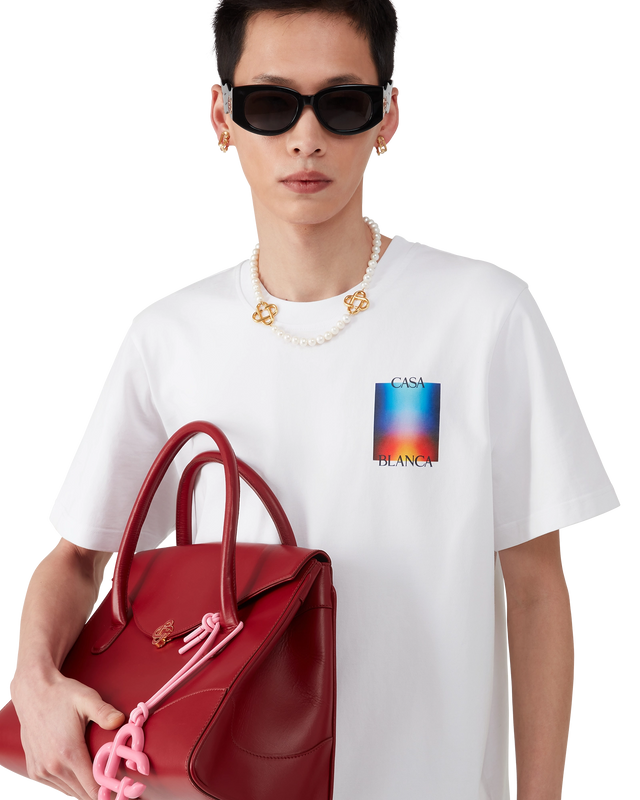 Casablanca Gradient Casa Logo T-Shirt | Casablanca Paris
