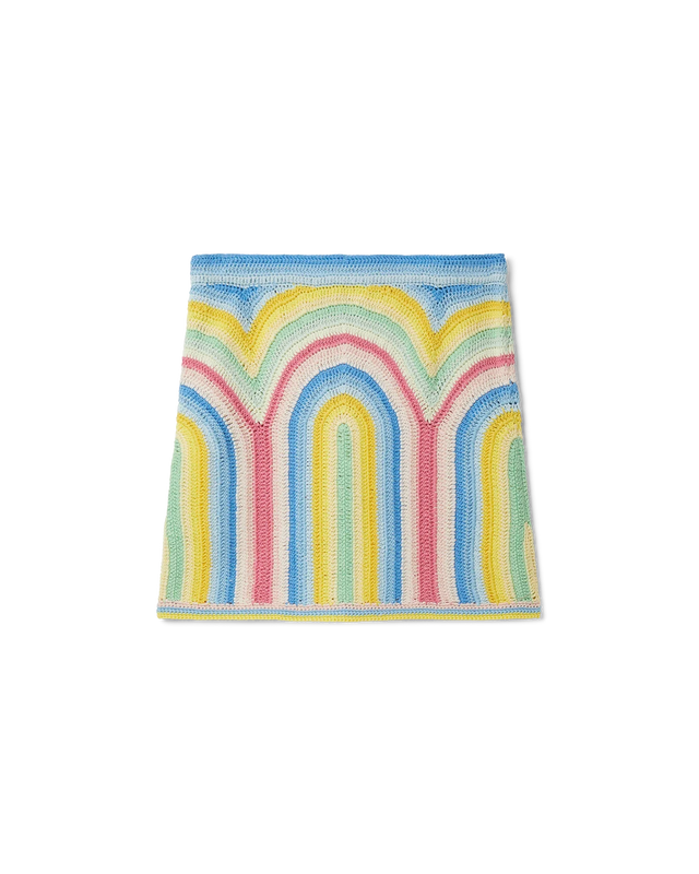 Casablanca Gradient Crochet Arch Skirt | Casablanca Paris