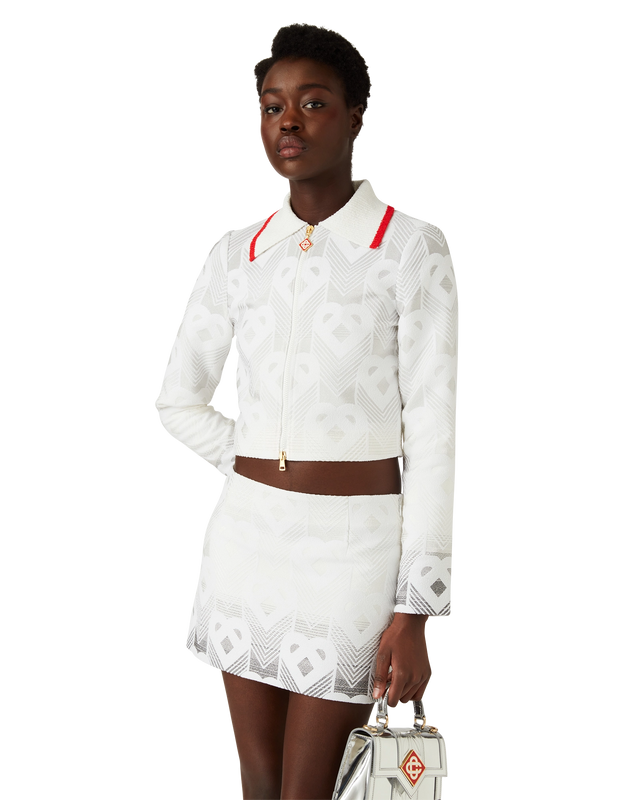 Casablanca Gradient Heart Monogram Towelling Jacket | Casablanca Paris