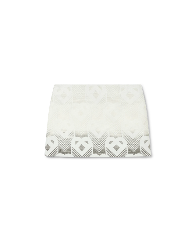 casablanca Gradient Heart Monogram Towelling Mini Skirt | Casablanca Paris