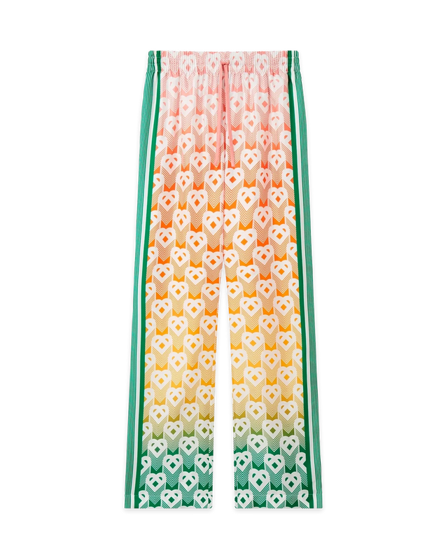 casablanca Gradient Heart Monogram Wide Leg Trousers | Casablanca Paris