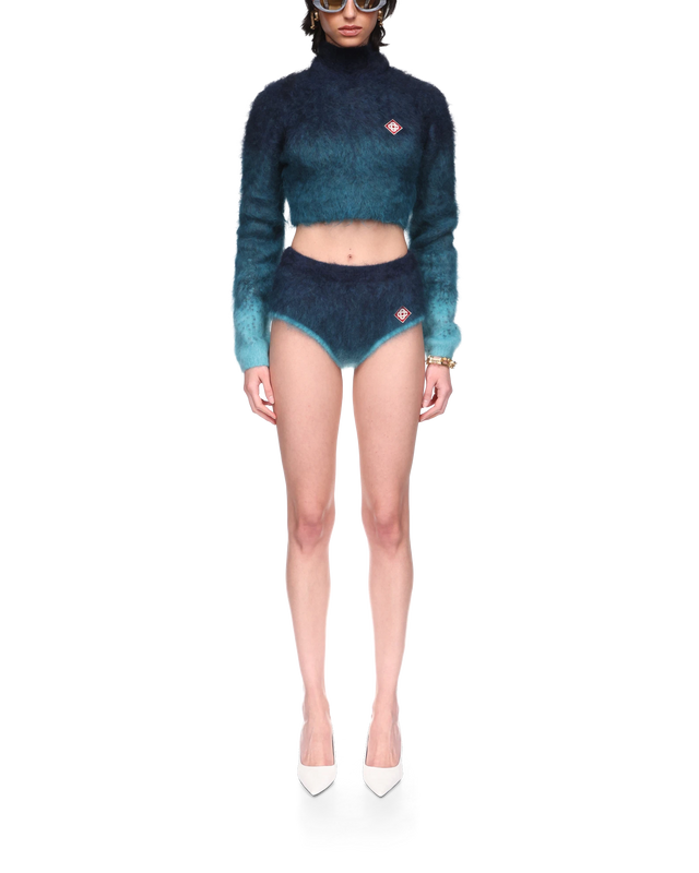 Casablanca Gradient Mohair High Neck Jumper | Casablanca Paris