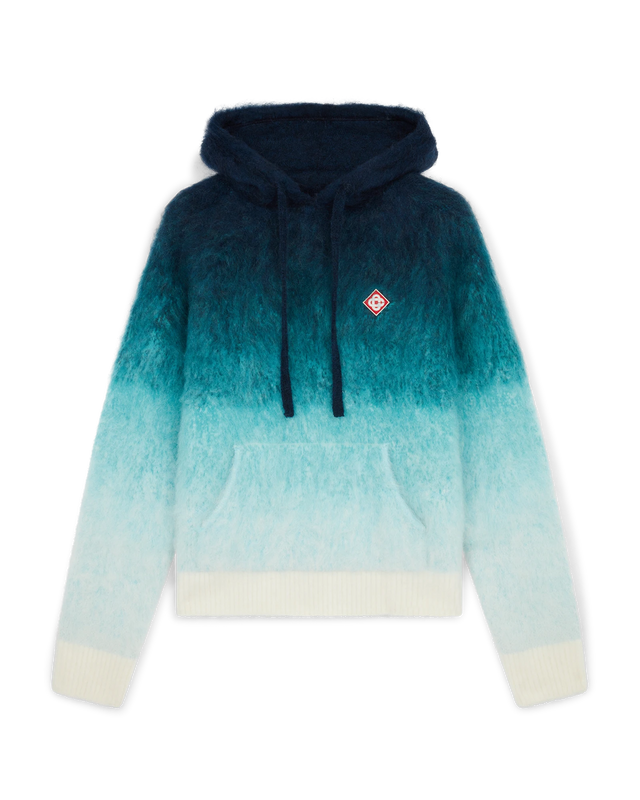 casablanca Gradient Mohair Hooded Sweatshirt | Casablanca Paris