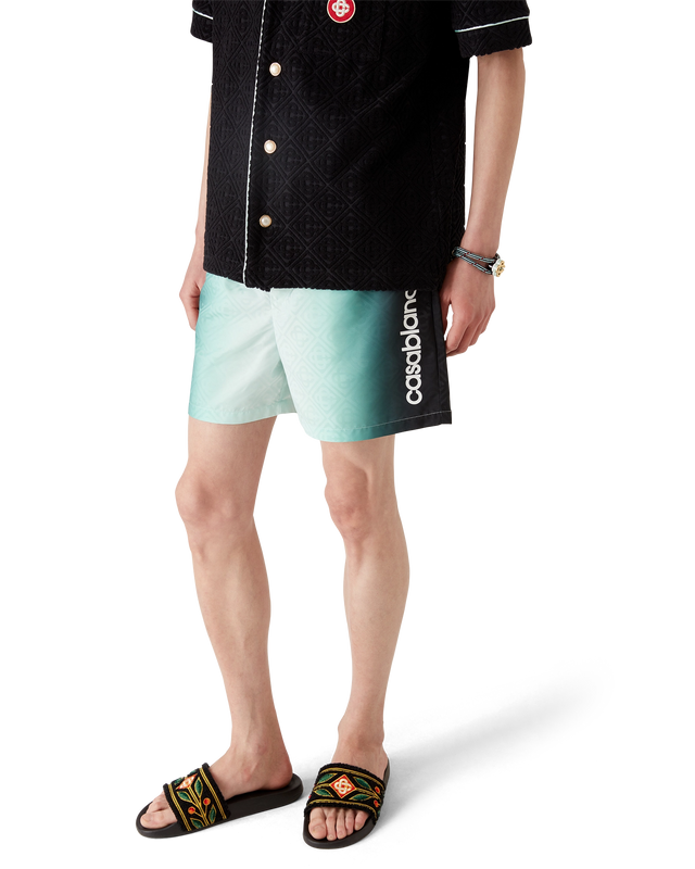 Casablanca Gradient Monogram Jacquard Swim Shorts– Casablanca