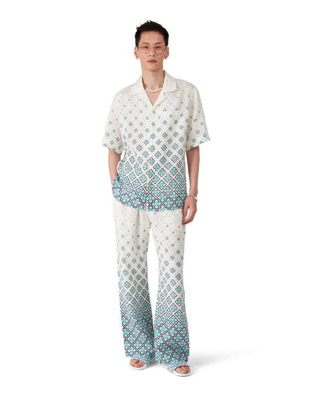 Casablanca Gradient Monogram Linen Shirt | Casablanca Paris