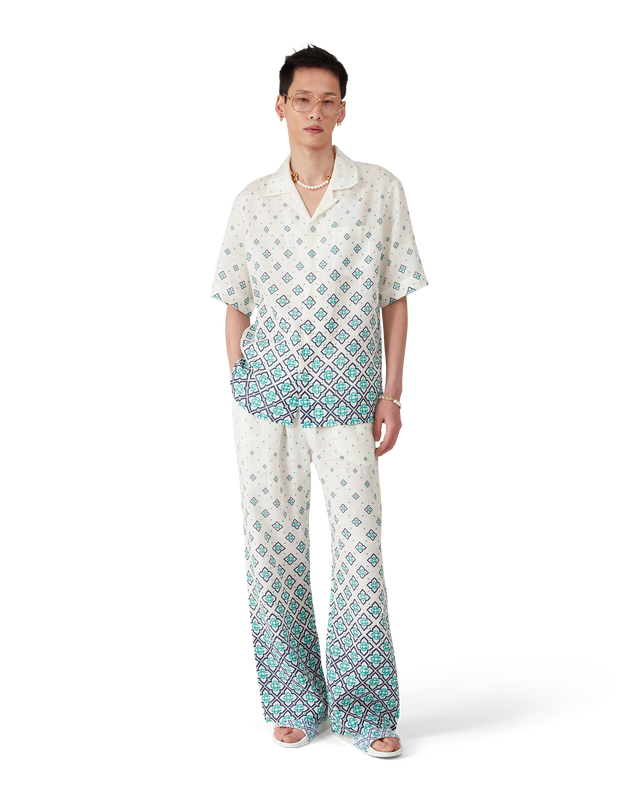 Casablanca Gradient Monogram Linen Trousers | Casablanca Paris