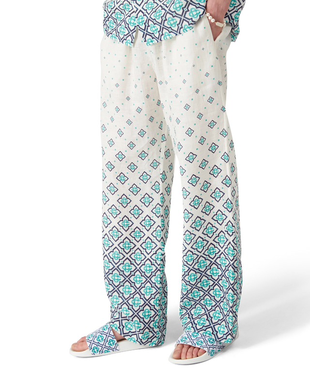 Casablanca Gradient Monogram Linen Trousers | Casablanca Paris