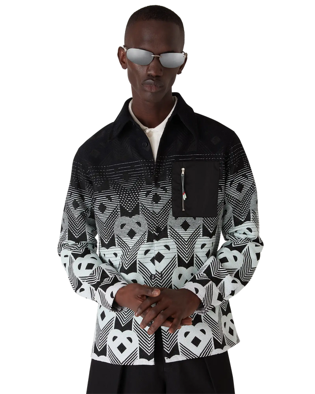 Casablanca Gradient Monogram Shacket | Casablanca Paris