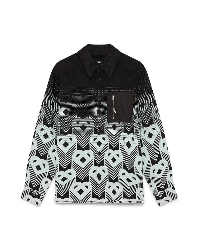 casablanca Gradient Monogram Shacket | Casablanca Paris