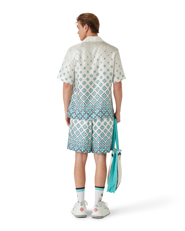 Casablanca Gradient Monogram Silk Shorts | Casablanca Paris