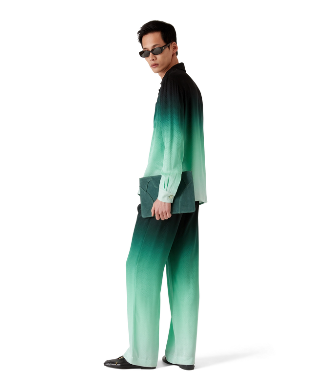 Casablanca Gradient Ping Pong Jacquard Silk Trousers– Casablanca