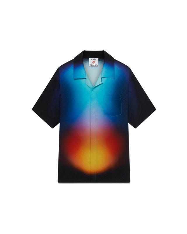 casablanca Gradient Silk Short Sleeve Shirt | Casablanca Paris