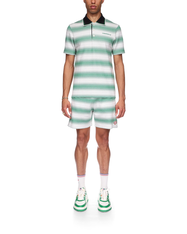 Casablanca Gradient Stripe Polo Shirt | Casablanca Paris