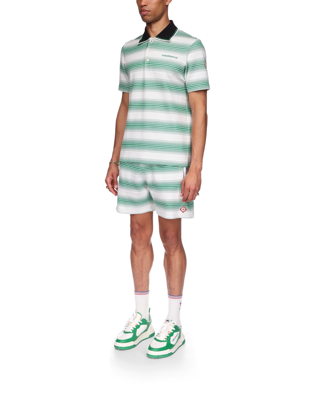 Casablanca Gradient Stripe Polo Shirt | Casablanca Paris